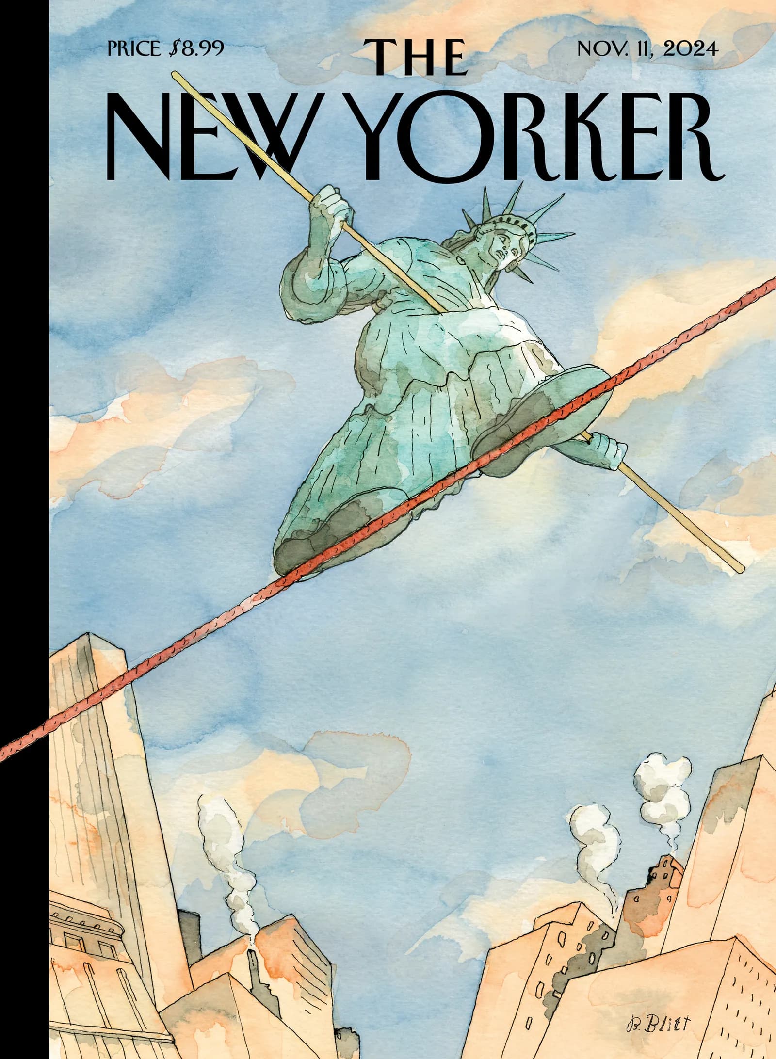 A New Yorker cover